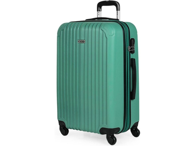 Maleta de Viaje Mediana ITACA Abs Rígida Verde (70L)