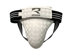 (blanco M) Equipo De Protección Abdominal E Ingle Para Hombres, Adecuado Para Entrenamiento De Boxeo Y Muay Thai.