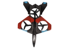 Dron Para Fotografía Aérea Con Luces, Control Remoto, Juguete Hd Para Niños, Rojo, 2 Baterías