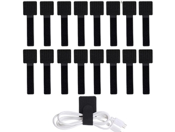 Organizador De Cables Usb, Enrollador De Cables De Velcro, Soporte Para Cables De Datos, Soporte Fijo Para Teléfono De Navegación