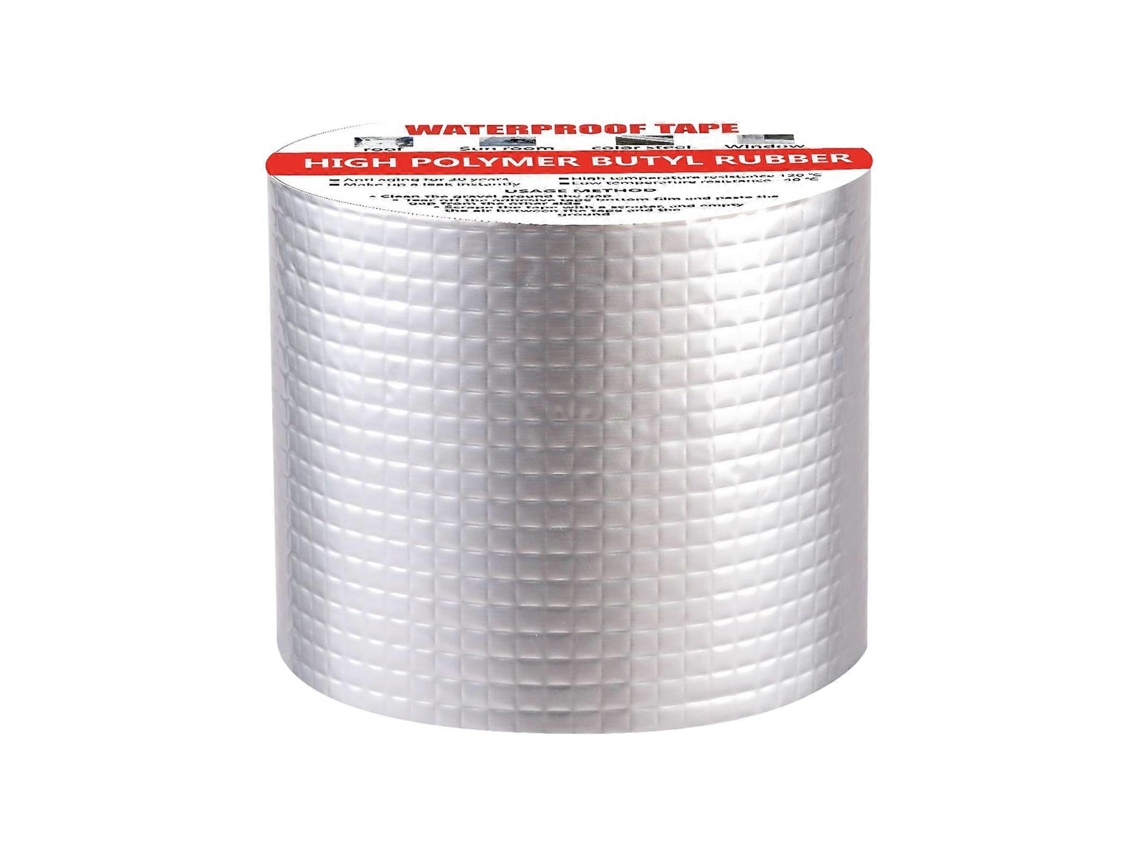 Cinta de butilo impermeable con adhesivo fuerte y duradero de fácil aplicación, ideal para reparación y sellado de techos. Rosewell