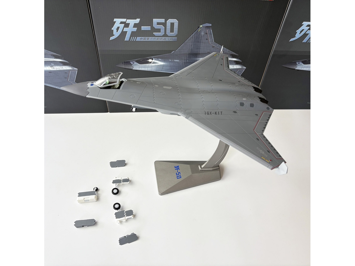 Modelo a escala 1/72 del avión de combate chino J 50 en aleación metálica MDUG (sin tamaño disponible)