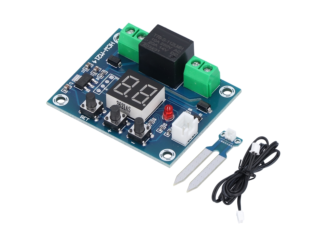 Módulo Controlador De Humedad Hcw-m214 12v Sensor Digital De Suelo Para Sistema De Riego Automático
