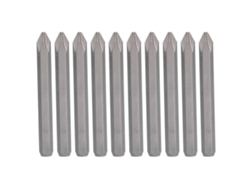 10 Pontas de Chave Philips Magnéticas Aço S2 Haste Hexagonal 5/16in para Suprimentos Industriais | S/MARCA