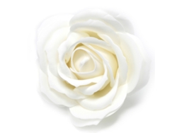 Flores Artesanais de Sabão Grande Branco Unidade 7.5X7 Cm