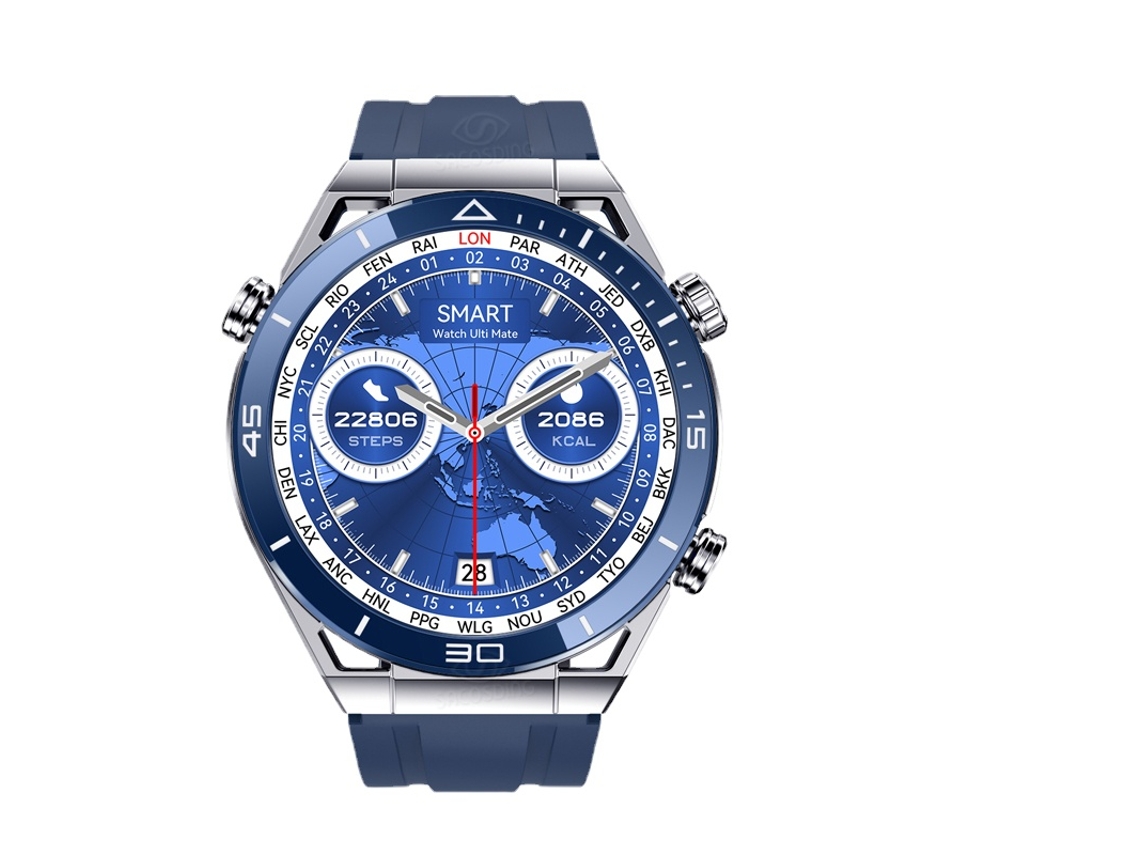 Reloj inteligente DT Ultra Mate para hombre, NFC, carga inalámbrica, llamada Bluetooth, rastreador GPS, pulsera de Fitness, reloj inteligente de negocios para hombre VEANXIN