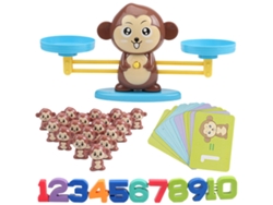'Juego educativo de equilibrio aritmético con monos para sumar y restar, para niños y niñas' SFUSHOS