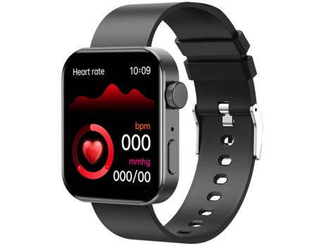 Smartwatch MDUG Monitor de Frequência Cardíaca Preto