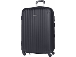 Maleta de Viaje Grande  ITACA ABS Dura Negro (76x49x30cm - 100 L)