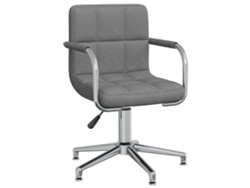 Silla de oficina giratoria VIDAXL Gris Tela (48x47x(74.5-88.5) cm)