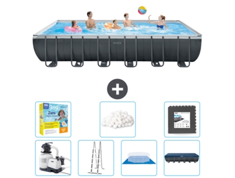 Piscina Tubular INTEX 26364GN-CB49 (31805 L - 366x132cm)