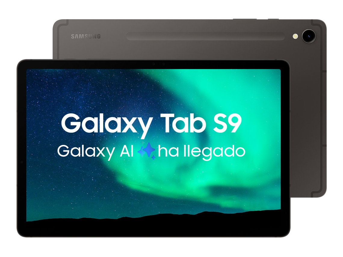 Tablet SAMSUNG Galaxy Tab S9 (11'' - 256 GB - 12 GB RAM - Wi-Fi+5G - Gris)