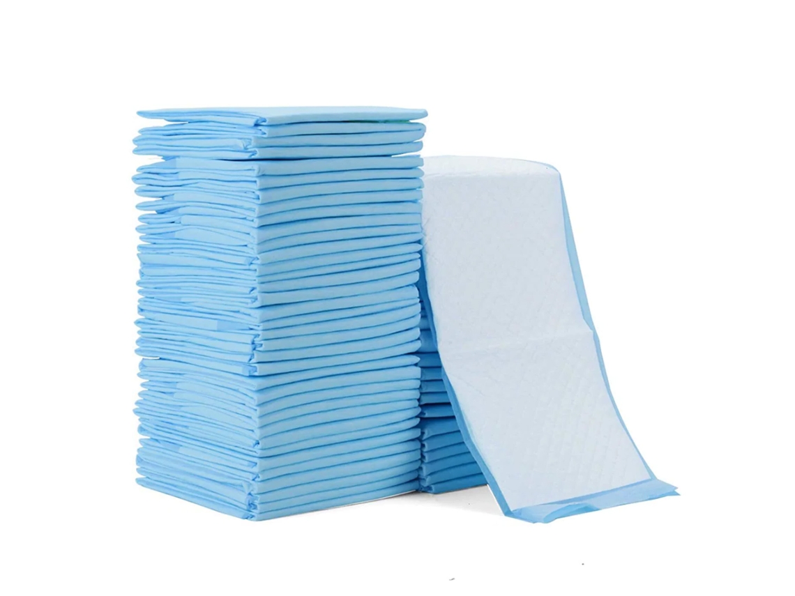 100 unidades de pañales desechables para bebé, cambiadores transpirables e impermeables, protección para mesa y cama, 33 x 45 cm