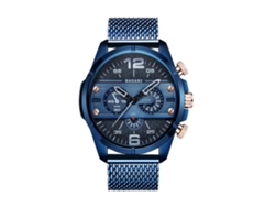 Reloj Deportivo Hombre De Metal Con Movimiento De Quartzo Impermeable Banda Ajustable Moda