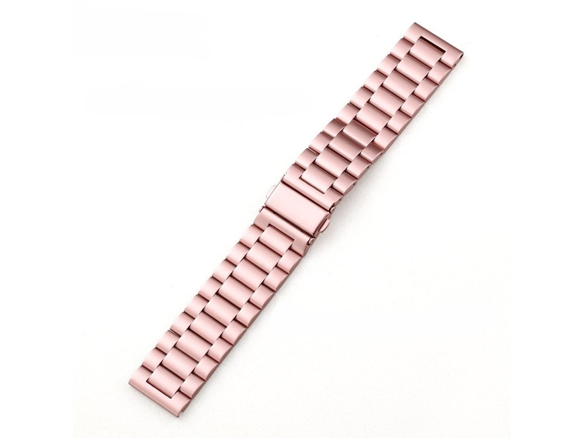 Bracelete Em Titânio Para Huawei Gt4/5, Samsung Active2 E Garmin (20mm) Rosa Hexinyigjly