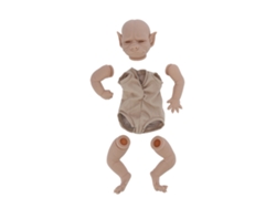 Rebe-kit De Boneco Reborn Animal 19 Polegadas Flexível Suave Diy Sem Pintura Para Colecionar
