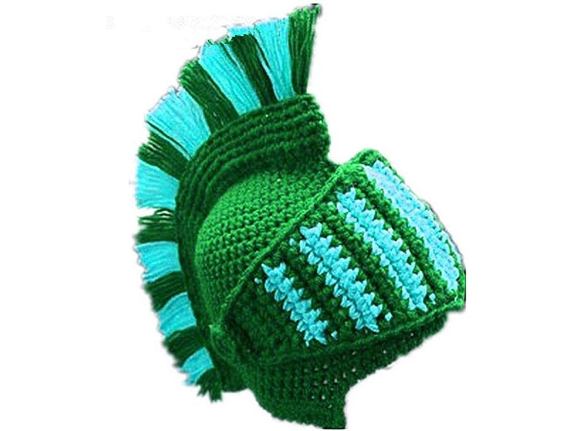 Gorro De Ares Con Barba Desmontable, Tejido A Mano Para Invierno, 55-60 Cm, Regalo De Navidad.