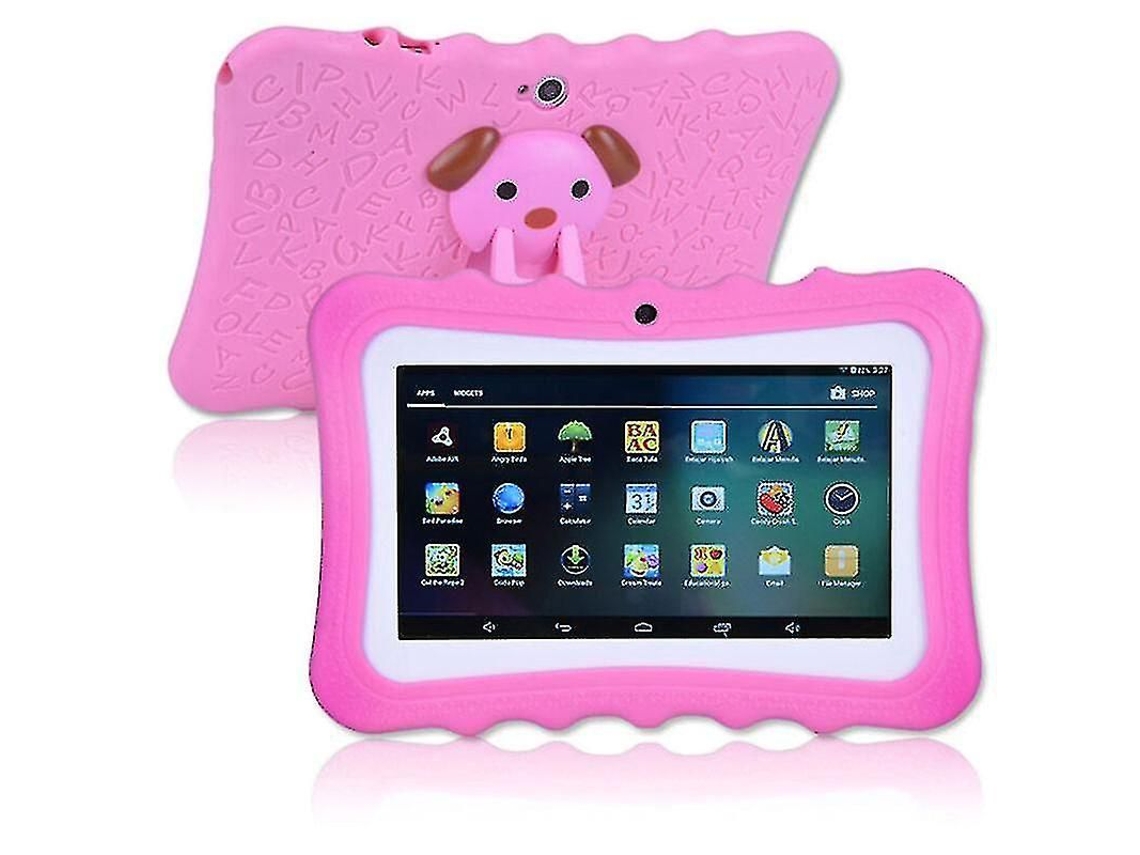Tableta Infantil Android De 7" Con 8 Gb De Rom, Resolución 1024*600, Wi-fi, Color Rosa.