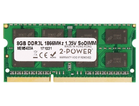 Memória RAM DDR3L 2-POWER (8 GB - 1866 MHz - 13.0)