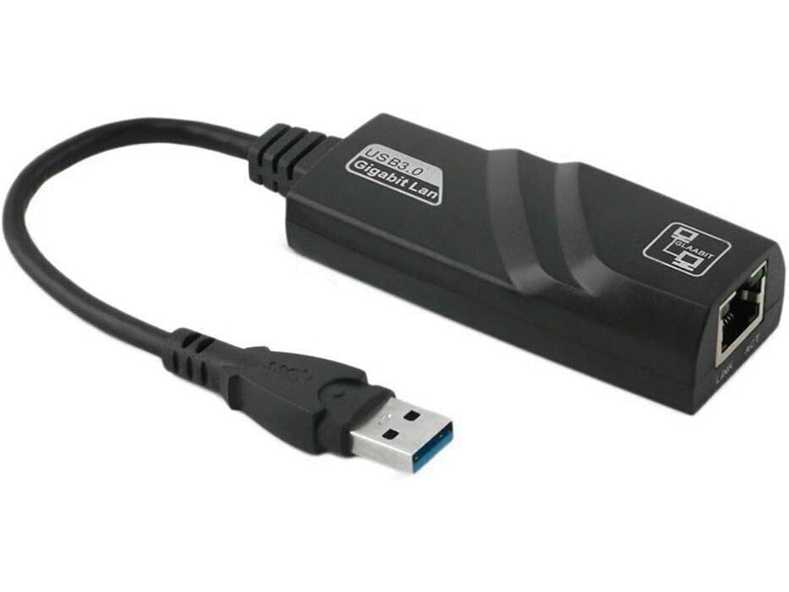 Adaptador de red LAN USB 3.0 Gigabit Ethernet 10/100/1000 Mbps RJ45. Tommy01