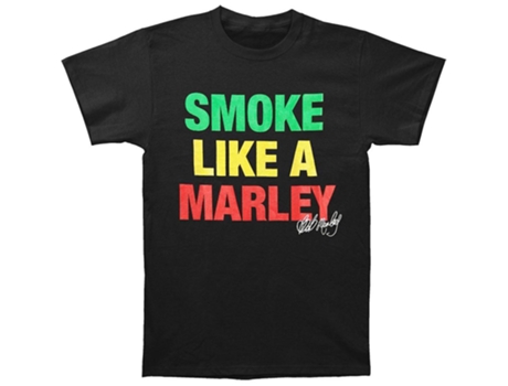 Camiseta ROCKINSTONE Bob Marley Marley Humo (L)