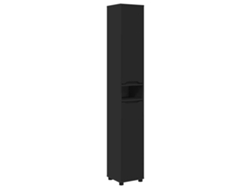 Maison Exclusive - Gabinete De Baño Negro 30,5 X 30 X 195 Cm Madera Contrachapada