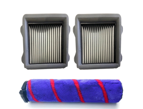 cepillo eléctrico para suelo, cepillos giratorios para Dyson V7, V8, V10, V11 y 2 paquetes de filtros para Tineco Ifloor/ Floor One S3