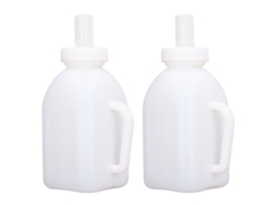 Biberón Para Bezerros De 1l Resistente E Fácil De Limpar Com Bico Removível, Alimentador De Leite Para Bezerros