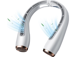 Ventilador Personal De Cuello Colgante Con Alimentación Usb, 3 Velocidades Y Accionamiento Manual.