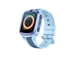 (azul) Reloj Compacto Para Niños Con Llamadas 4g, Videollamadas Y Posicionamiento Gps