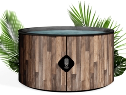 Spa Hinchable Nordik, 150 cm de diámetro, 800 litros, motor de 2240 W, capacidad para 2 a 4 personas, con 140 jets de masaje y spa de coco.