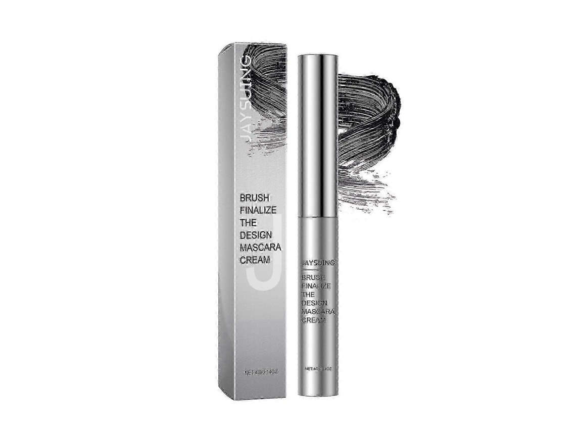 Jaysuing Curling Eyelashes Hair Styling Cream Black Beautiful Makeup Not Smudge Natural Long Volume Mascara - Black