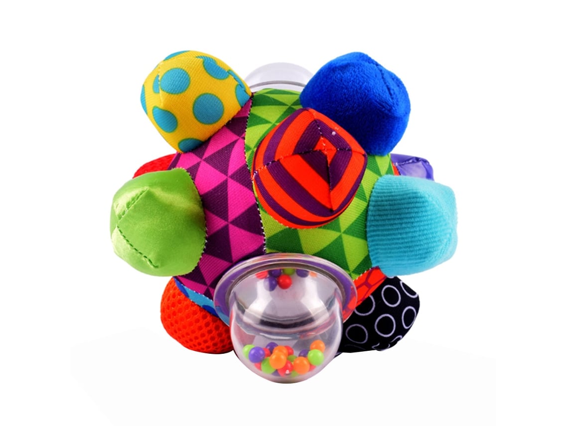 2026-juguete De Sonajero Bola Con Protuberancias Multicolor Para Bebés Juego Cognitivo Sensorial De Mano
