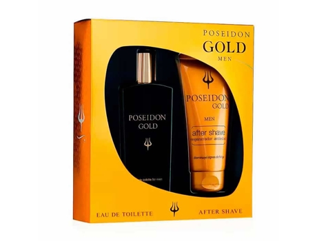 Poseidon Gold Men Eau De Toilette Spray 100ml Set 2 Piezas