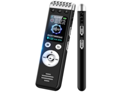 Grabadora de voz digital de 32 GB Grabadora activada por voz Dispositivo de grabación de capacidad de grabación de 2000 horas Grabadora de audio YEMAESRE