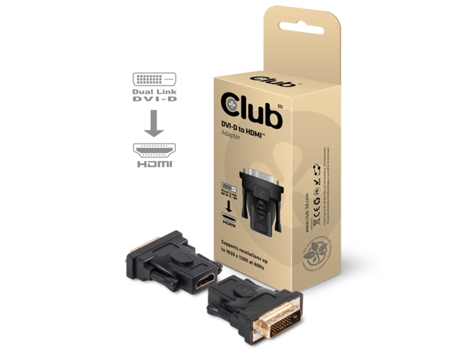Cable Adaptador CLUB3D DVI-D para HDMI Passive
