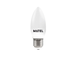 Bombilla LED vela Matel E27 7w