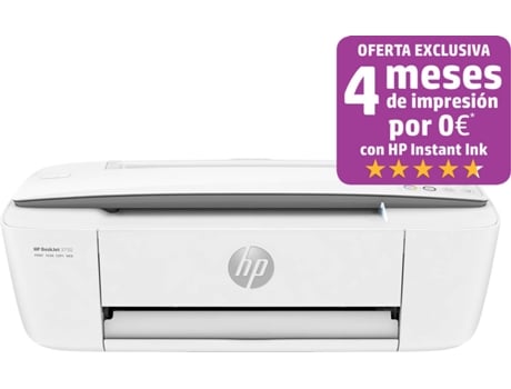 Impresora HP Deskjet 3750 (Multifunción - Inyección de Tinta - Wi-Fi - Instant Ink)