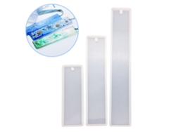 Molde De Silicona Para Marcapáginas Diy Con Herramienta De Manualidades De Resina Epoxi Cristalina