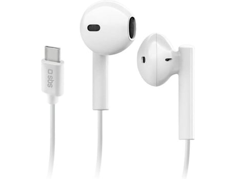 Auriculares con Cable SBS Studio Mix 65C (In Ear - Micrófono - Blanco)