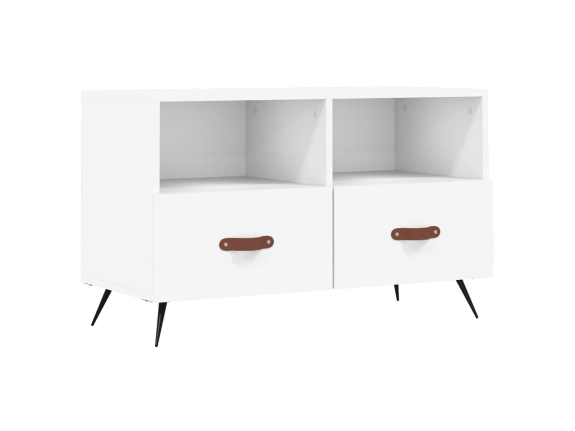 Mueble De Tv VIDAXL Blanco Madera contrachapada (80x36x50 cm)
