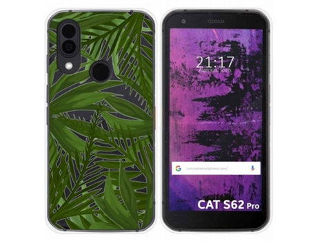 Carcasa CAT S62 Pro TUMUNDOSMARTPHONE Dibujos Transparente Multicolor