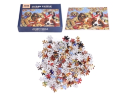 Yncm-rompecabezas De Perro Con 1000 Piezas Puzzle Familiar Cute Cartoon Juguete Educativo Para Niños Y Adultos