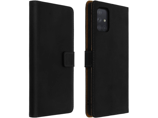Funda Samsung Galaxy A51 AVIZAR Cuero Negro