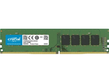 Memoria RAM DDR4 CRUCIAL (1 x 8 GB - 2666 MHz)
