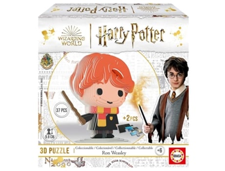 Puzzle 3D Figura Ron Weasley 6 Años Harry Potter EDUCA
