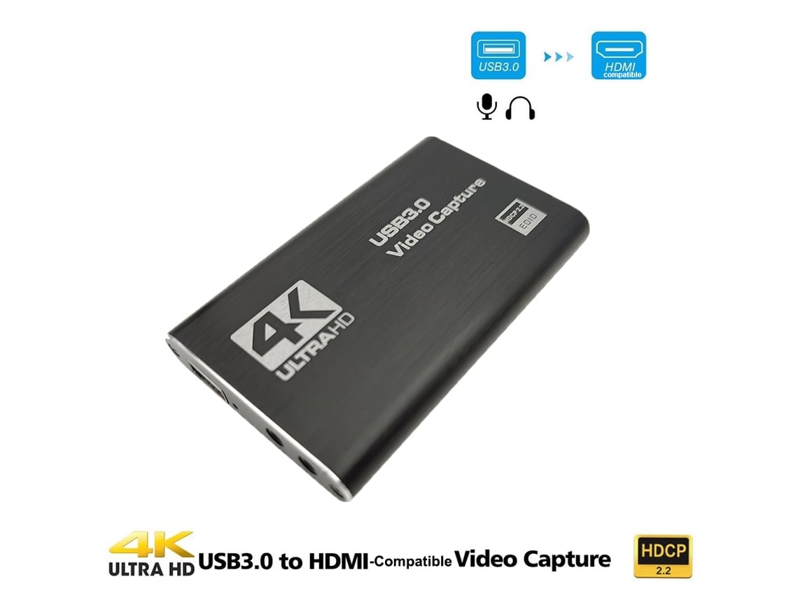 TARJETA DE CAPTURA DE VÍDEO CAPTURADORA 4K 1080 HDMI USB