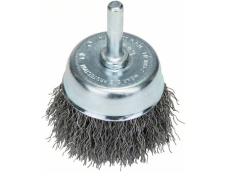 Cepillo de Disco BOSCH Tipo Tacho para Taladros - Alambre Ondulado - 50 mm