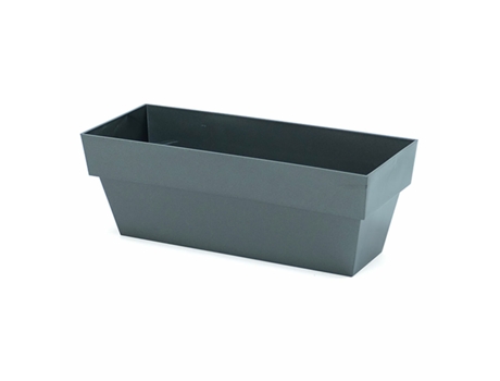 Jardinera PLASTIKEN Limited Antracita 12 X 30 Cm