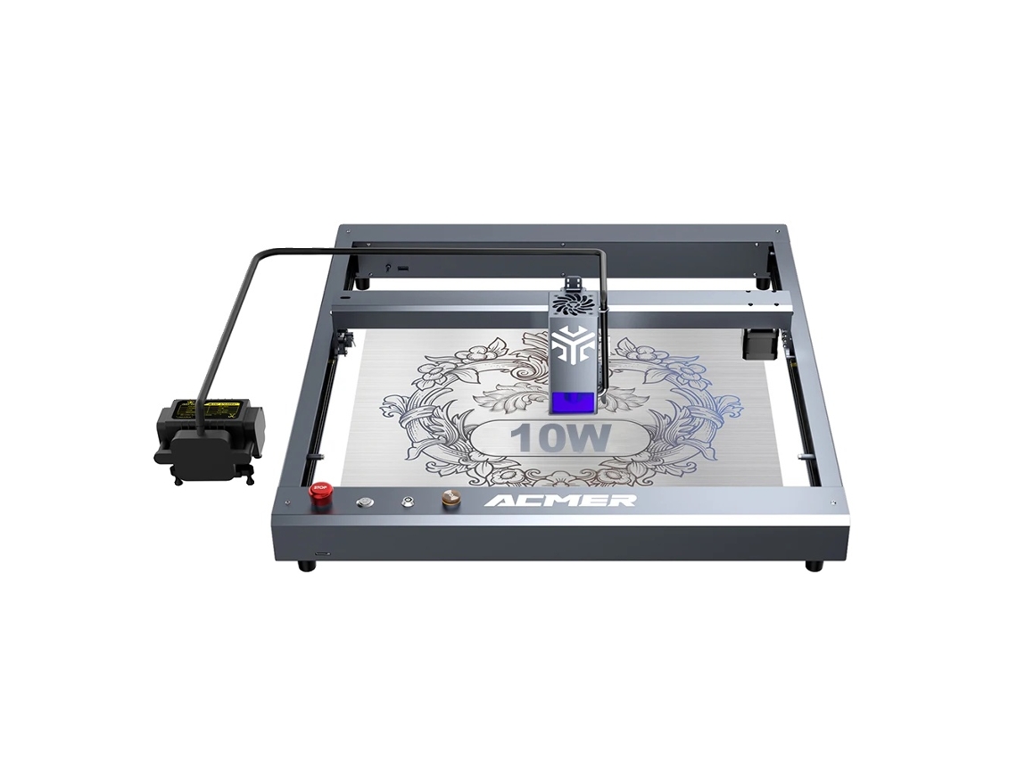 Grabadora láser, máquina de corte con Wi-Fi, alta velocidad de grabado, corta múltiples materiales, P2 10w